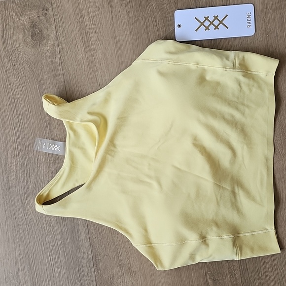 RHONE  Yellow Dawn Serene Fitted Tank Size Medium - Picture 3 of 6